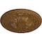 Ekena Millwork Amelia Ceiling Medallion (Fits Canopies up to 2 3/8"), Hand-Painted Smokey Topaz, 19 5/8"OD x 3/4"P CM20AMSTF - alternate 5